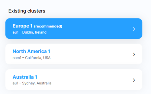 Europe1 cluster