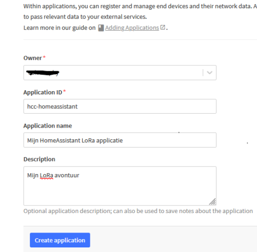 LoRa application
