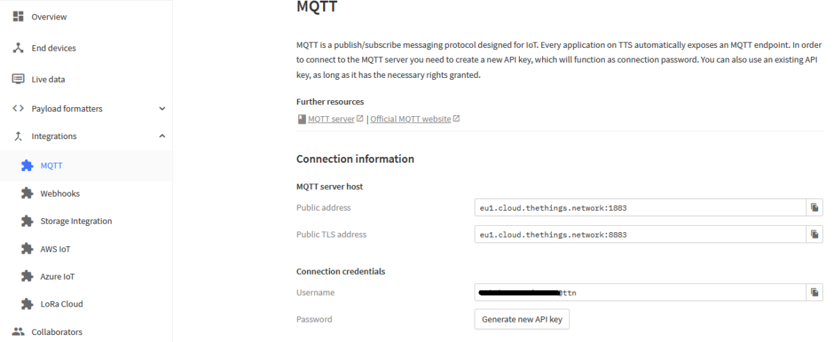 MQTT integration
